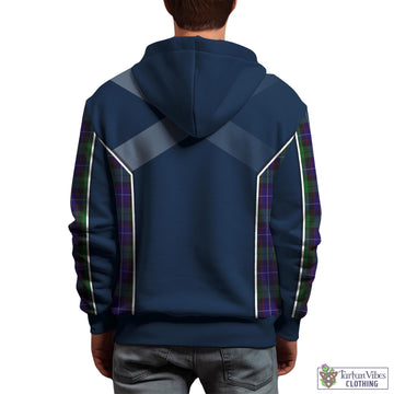 Mitchell Tartan Hoodie with Family Crest and Lion Rampant Vibes Sport Style - Tartan Vibes Clothing
