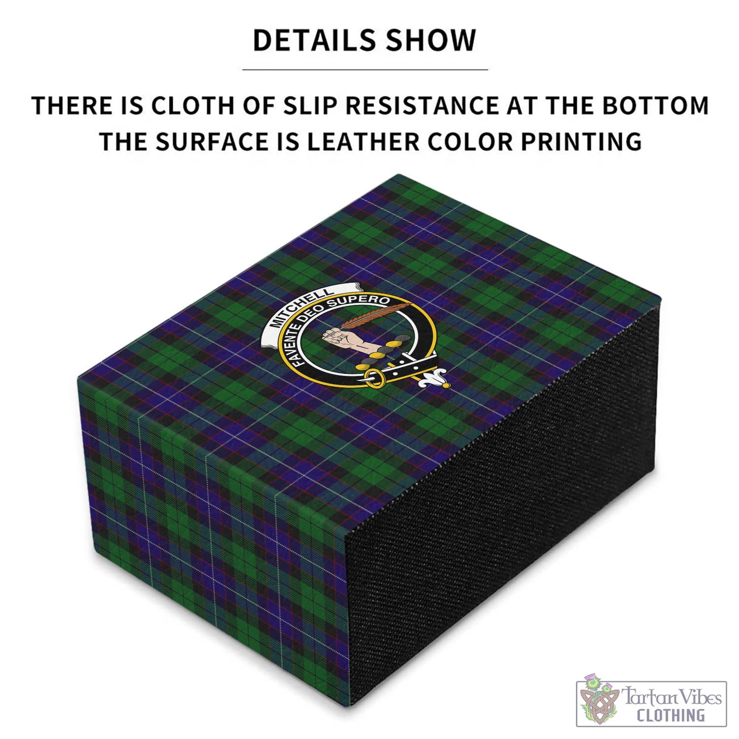 Mitchell Tartan Pen Holder with Family Crest - Tartan Vibes Clothing