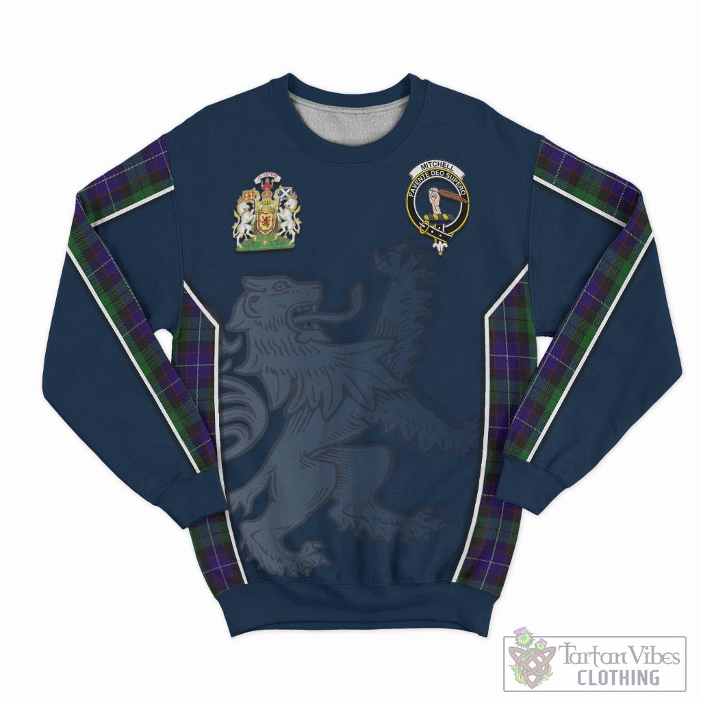 Tartan Vibes Clothing Mitchell Tartan Sweater with Family Crest and Lion Rampant Vibes Sport Style
