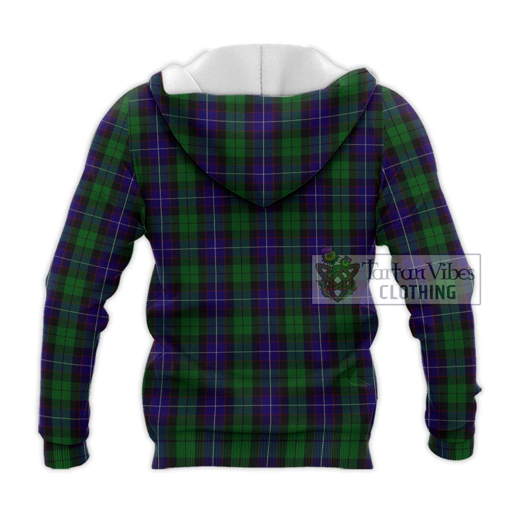 Mitchell Tartan Knitted Hoodie with Family Crest DNA In Me Style - Tartan Vibes Clothing