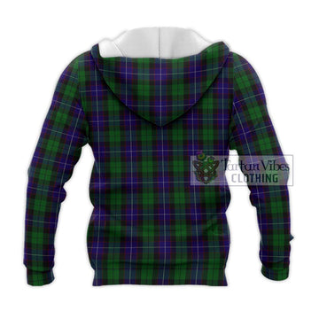 Mitchell Tartan Knitted Hoodie with Family Crest DNA In Me Style - Tartan Vibes Clothing