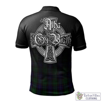 Mitchell Tartan Polo Shirt Featuring Alba Gu Brath Family Crest Celtic Inspired - Tartan Vibes Clothing