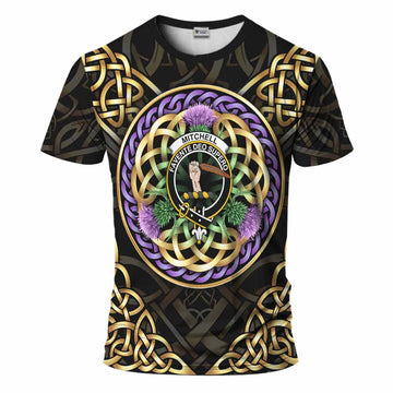 Mitchell Clan Crest T-Shirt Celtic Scottish Thistle