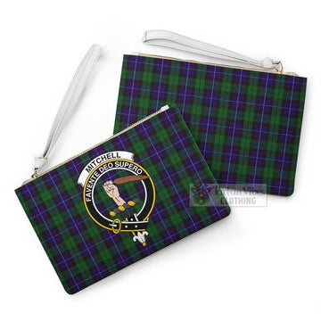 Tartan Vibes Clothing Mitchell Family Crest Tartan Clutch Bag