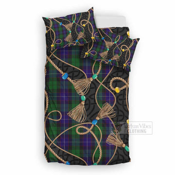 Mitchell Scottish Tartan Twisted Ropes Stylized Bedding Set UK Bedding Set UK Double 79*79 inch - Tartan Vibes Clothing
