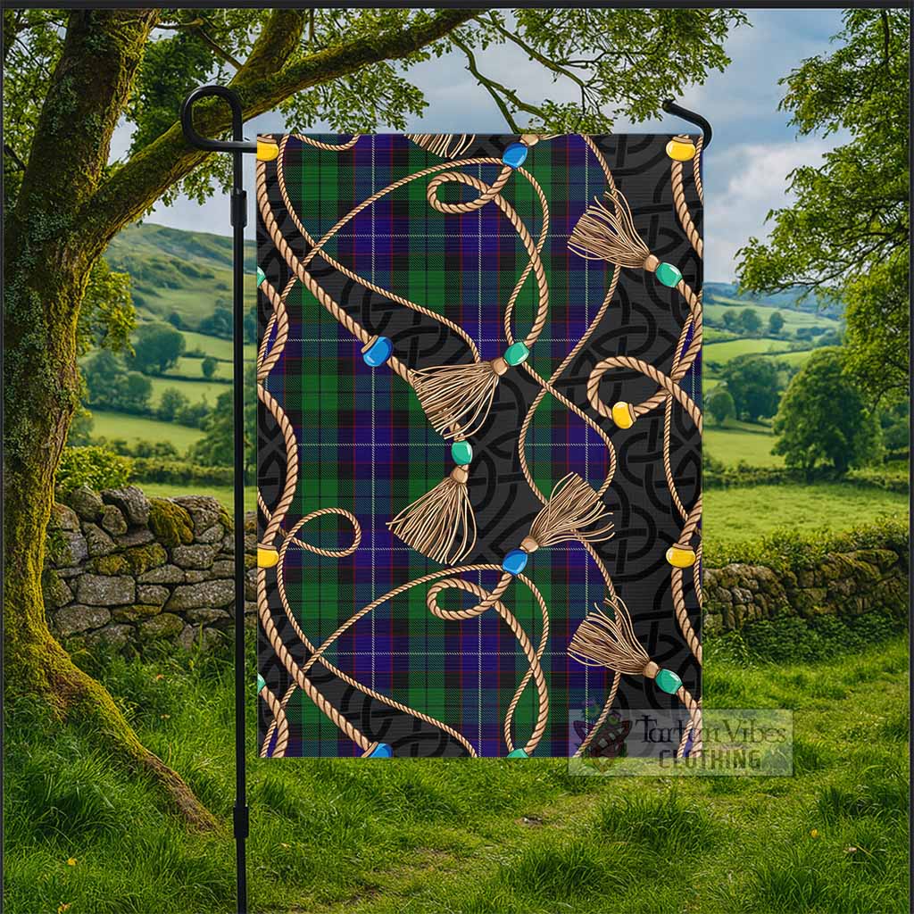 Mitchell Scottish Tartan Twisted Ropes Stylized Garden Flag - Tartan Vibes Clothing