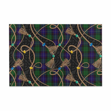 Mitchell Scottish Tartan Twisted Ropes Stylized House Flag 48*72 inch (120*180 cm) - Tartan Vibes Clothing