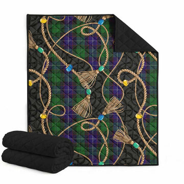 Mitchell Scottish Tartan Twisted Ropes Stylized Premium Quilt