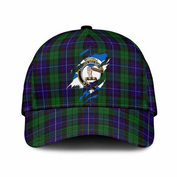 Mitchell Tartan Classic Cap with Family Crest In Me Style