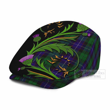 Mitchell Tartan Flat Cap, Jeff Cap Scottish Thistle Pride Heritage Art