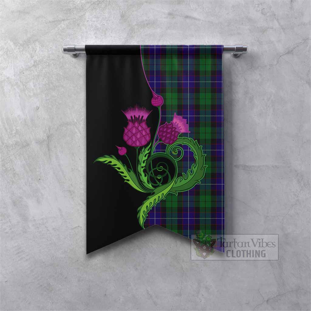 Mitchell Tartan Gonfalon Traditional Scottish Thistle Fishtail - Tartan Vibes Clothing