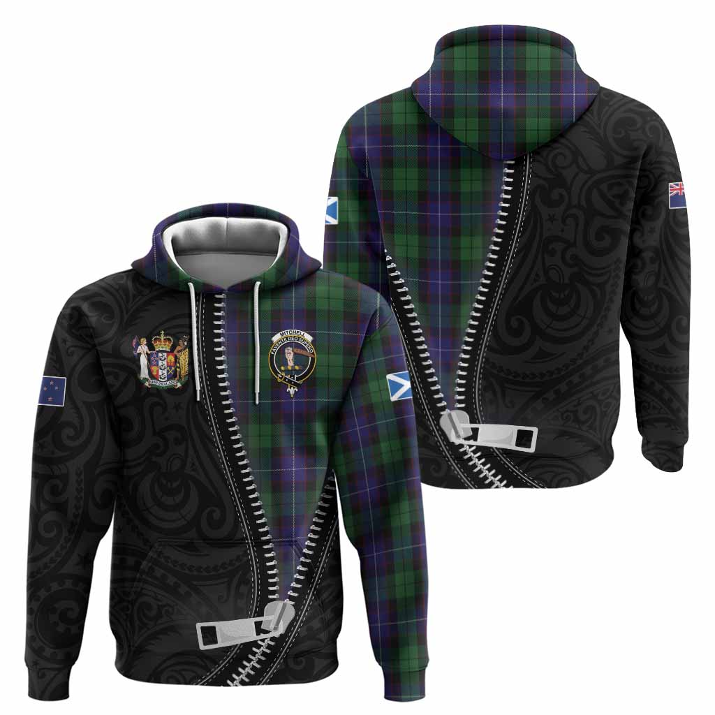 Mitchell Tartan Hoodie New Zealand Pattern Unique Zipper Stylized