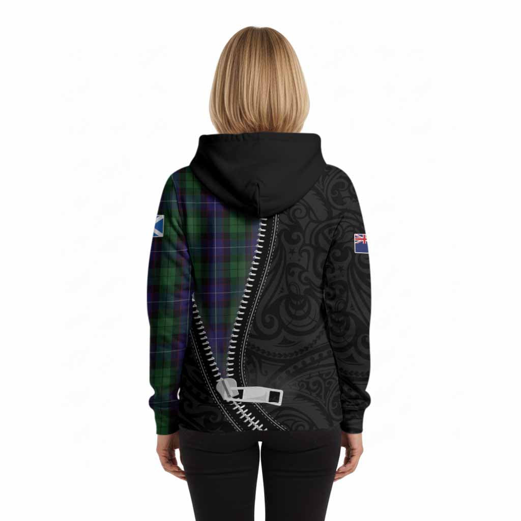 Mitchell Tartan Hoodie New Zealand Pattern Unique Zipper Stylized