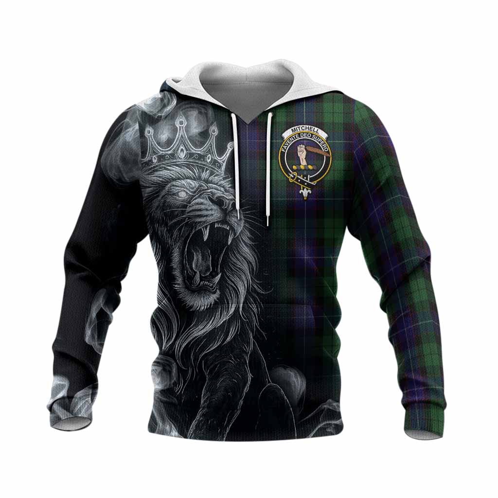 Mitchell Tartan Knitted Hoodie Roaring Lion Heritage