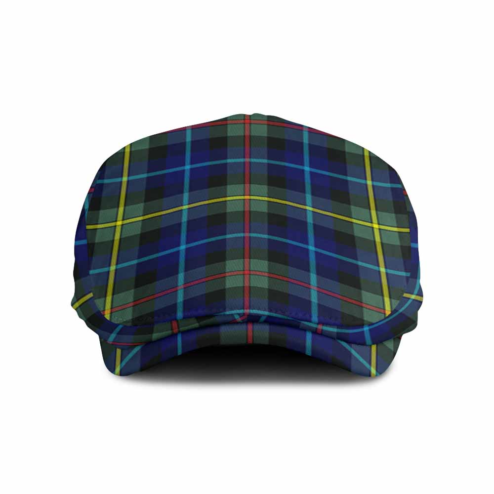 Quinn Tartan Jeff Cap, Tartan Flat Cap Jeff Hat - Tartan Vibes Clothing