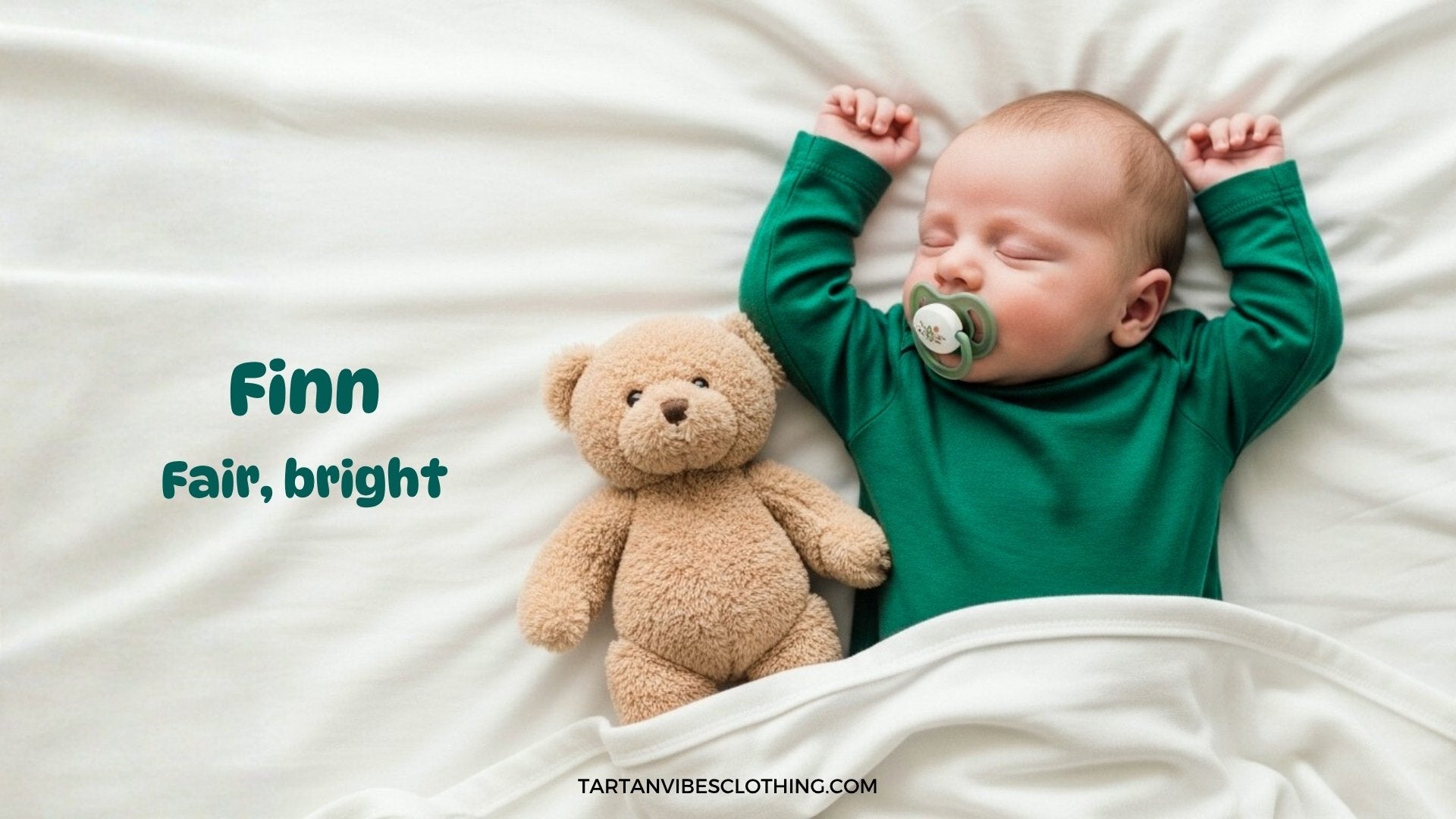 Modern Irish boy name meaning fair and bright.