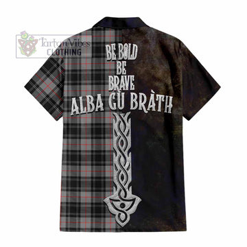 Moffat Tartan Family Crest Hawaiian Shirt Alba Gu Brath Be Brave Lion Ancient Style
