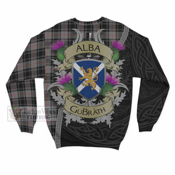Moffat Tartan Family Crest Sweatshirt Lion Rampant Royal Thistle Shield Celtic Inspired