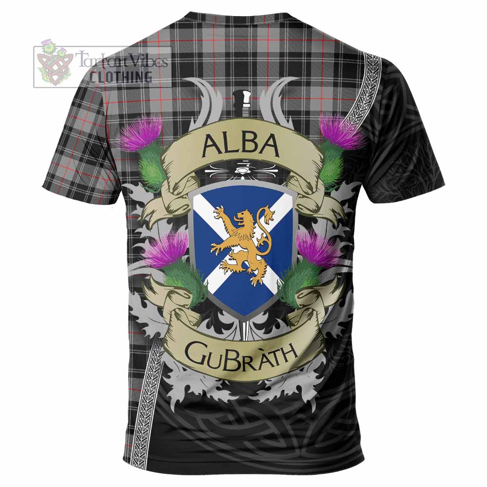 Tartan Vibes Clothing Moffat Tartan Family Crest T-Shirt Lion Rampant Royal Thistle Shield Celtic Inspired