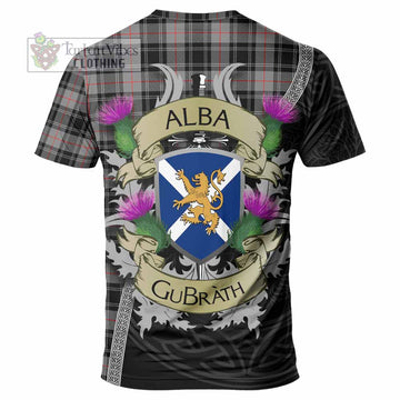 Tartan Vibes Clothing Moffat Tartan Family Crest T-Shirt Lion Rampant Royal Thistle Shield Celtic Inspired