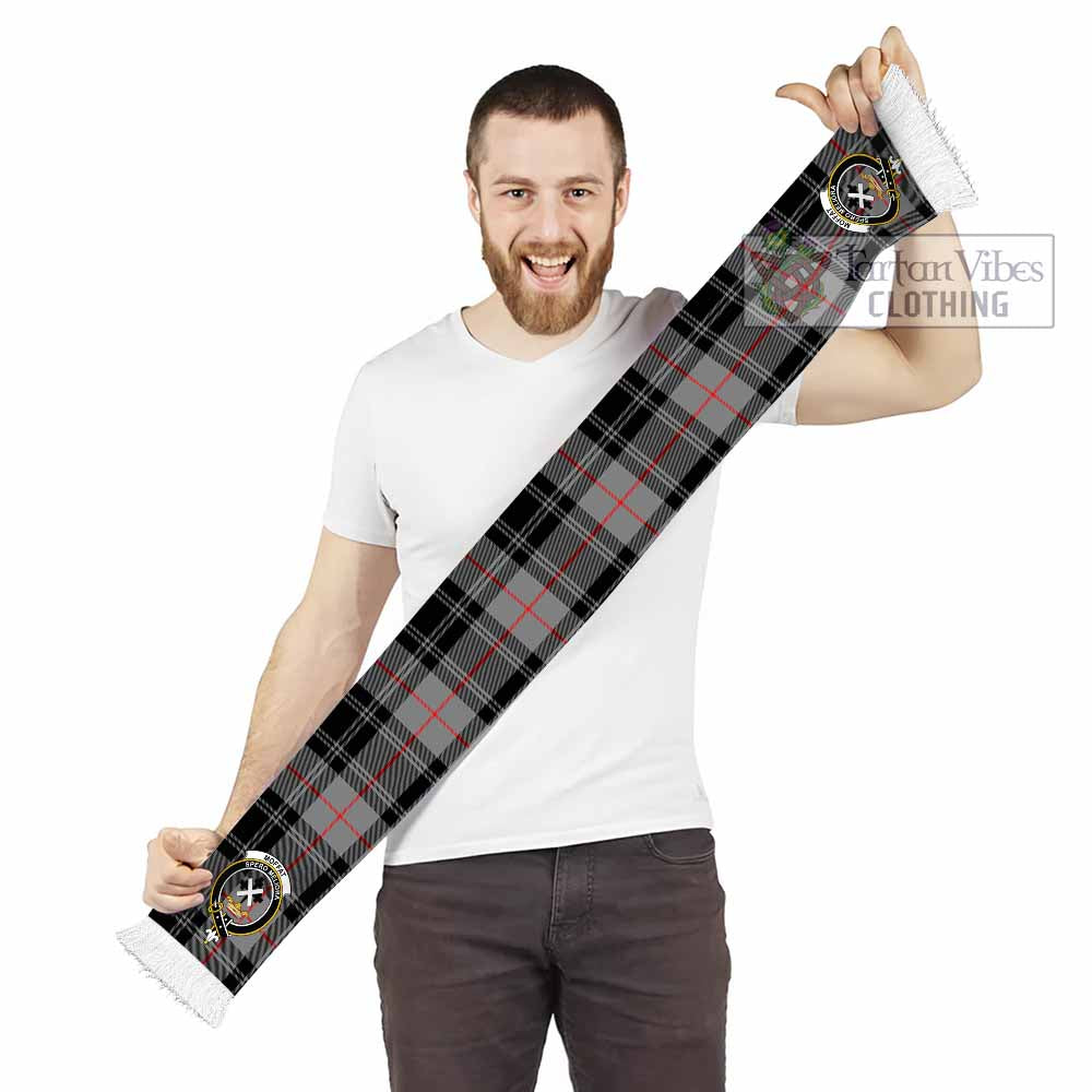 Tartan Vibes Clothing Moffat Tartan Ruffneck Scarf with Family Crest