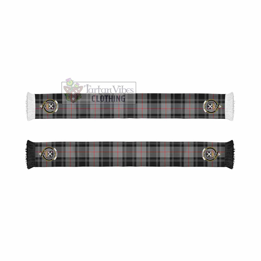 Tartan Vibes Clothing Moffat Tartan Ruffneck Scarf with Family Crest