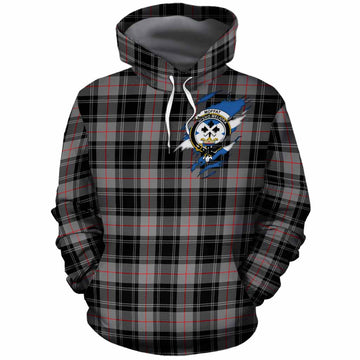 Moffat Clan Crest In Me Tartan Cotton Hoodie Scotland Flag Style