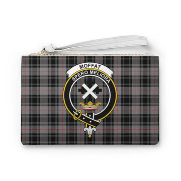 Moffat Family Crest Tartan Clutch Bag