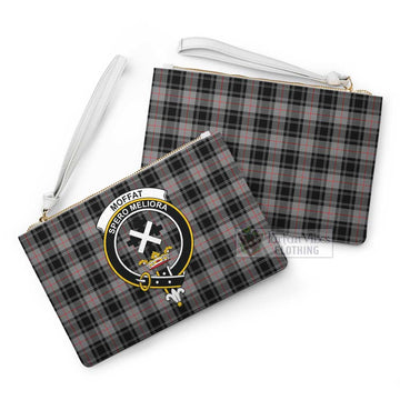 Moffat Family Crest Tartan Clutch Bag