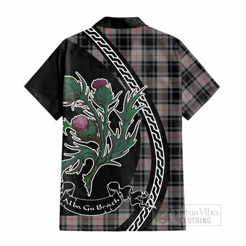 Moffat Family Crest Tartan Cotton Hawaiian Shirt Alba Thistle Inspired - Tartan Vibes Clothing
