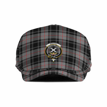 Moffat Family Crest Tartan Jeff Cap, Tartan Flat Cap
