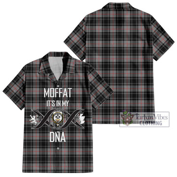 Moffat Tartan Hawaiian Shirt with Family Crest DNA In Me Style