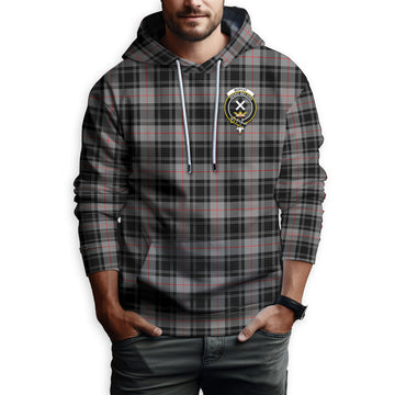 Moffat Tartan Hoodie with Family Crest