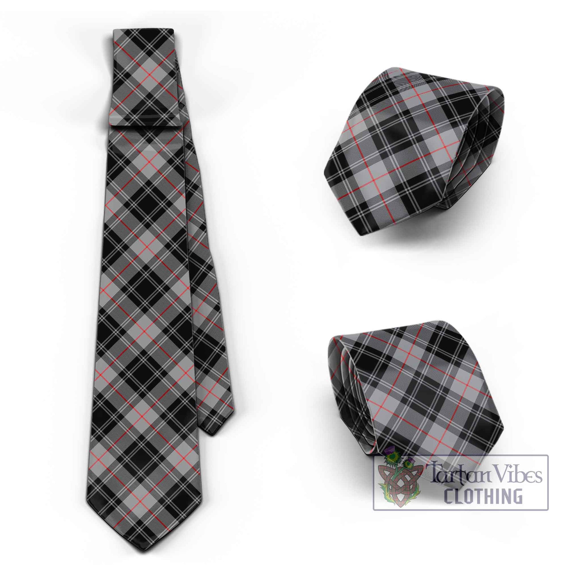 Tartan Vibes Clothing Moffat Modern Tartan Classic Necktie Cross Style
