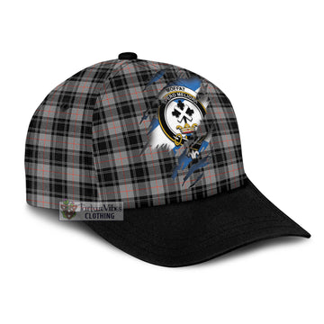 Moffat Modern Tartan Classic Cap with Family Crest In Me Style