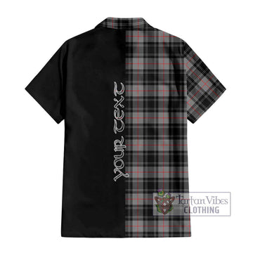 Moffat Tartan Hawaiian Shirt with Family Crest and Half Of Me Style