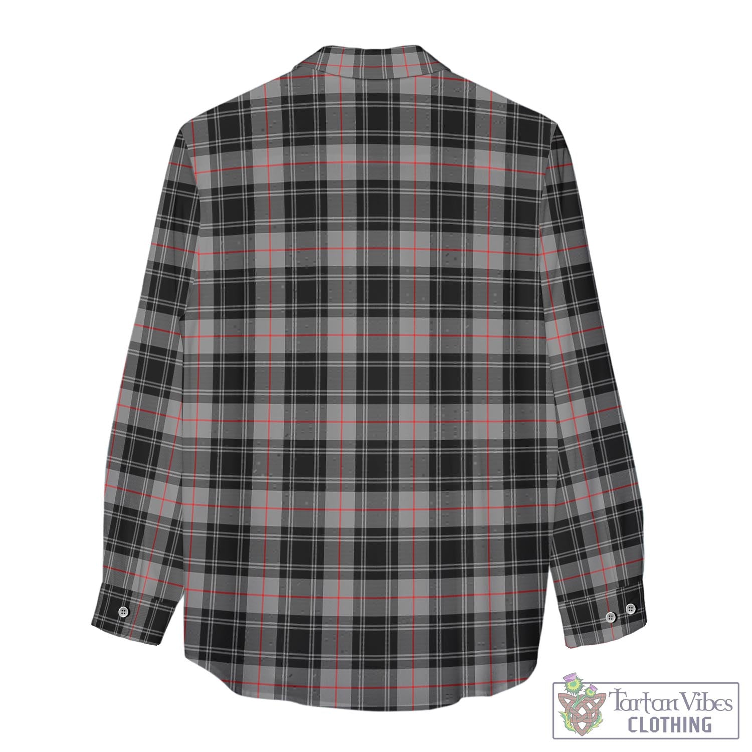 Tartan Vibes Clothing Moffat Modern Tartan Womens Casual Shirt with Family Crest