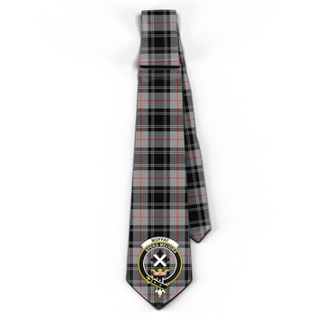 Moffat Modern Tartan Classic Necktie with Family Crest