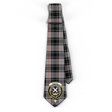 Moffat Tartan Classic Necktie with Family Crest