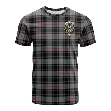 Moffat Tartan T-Shirt with Family Crest