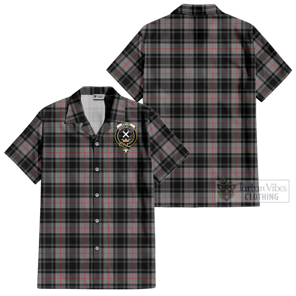 Moffat Tartan Cotton Hawaiian Shirt with Family Crest Kid - Tartan Vibes Clothing