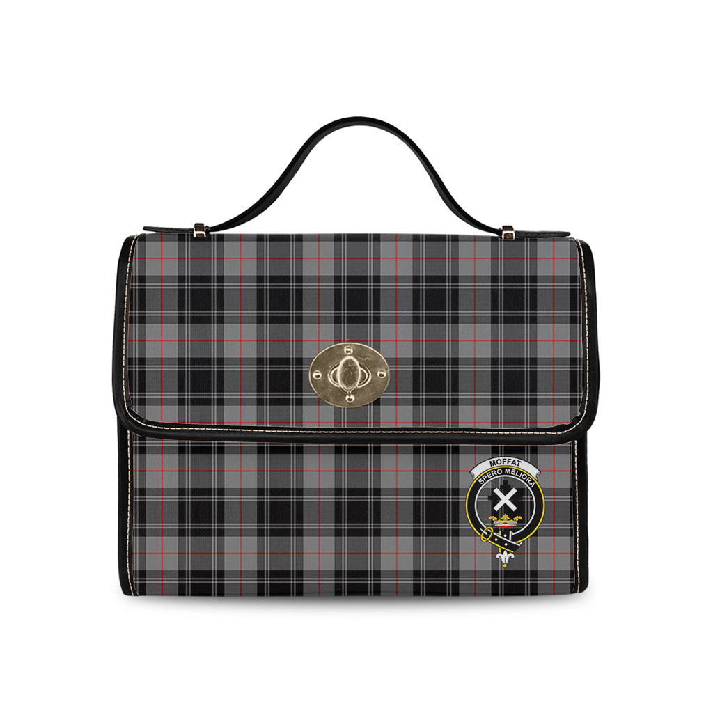 moffat-modern-tartan-leather-strap-waterproof-canvas-bag-with-family-crest
