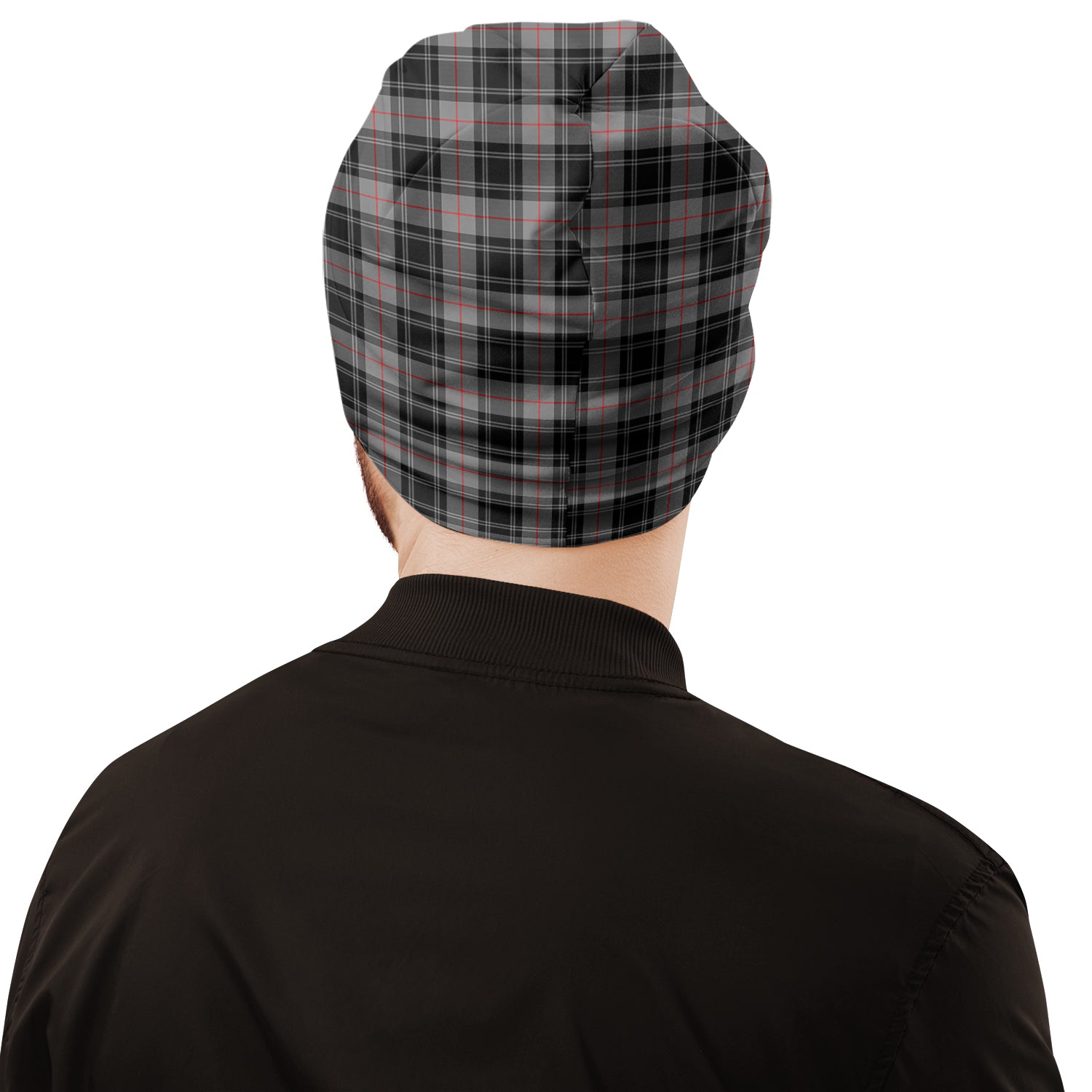 Moffat Tartan Beanies Hat with Family Crest - Tartan Vibes Clothing