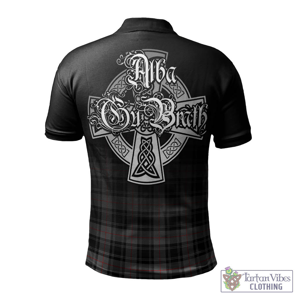 Tartan Vibes Clothing Moffat Modern Tartan Polo Shirt Featuring Alba Gu Brath Family Crest Celtic Inspired