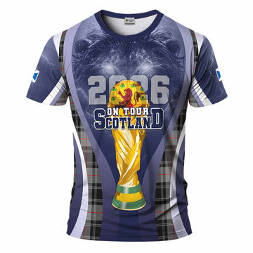 Moffat Scotland Football Tartan T-Shirt Scotland On Tour Trophy Style