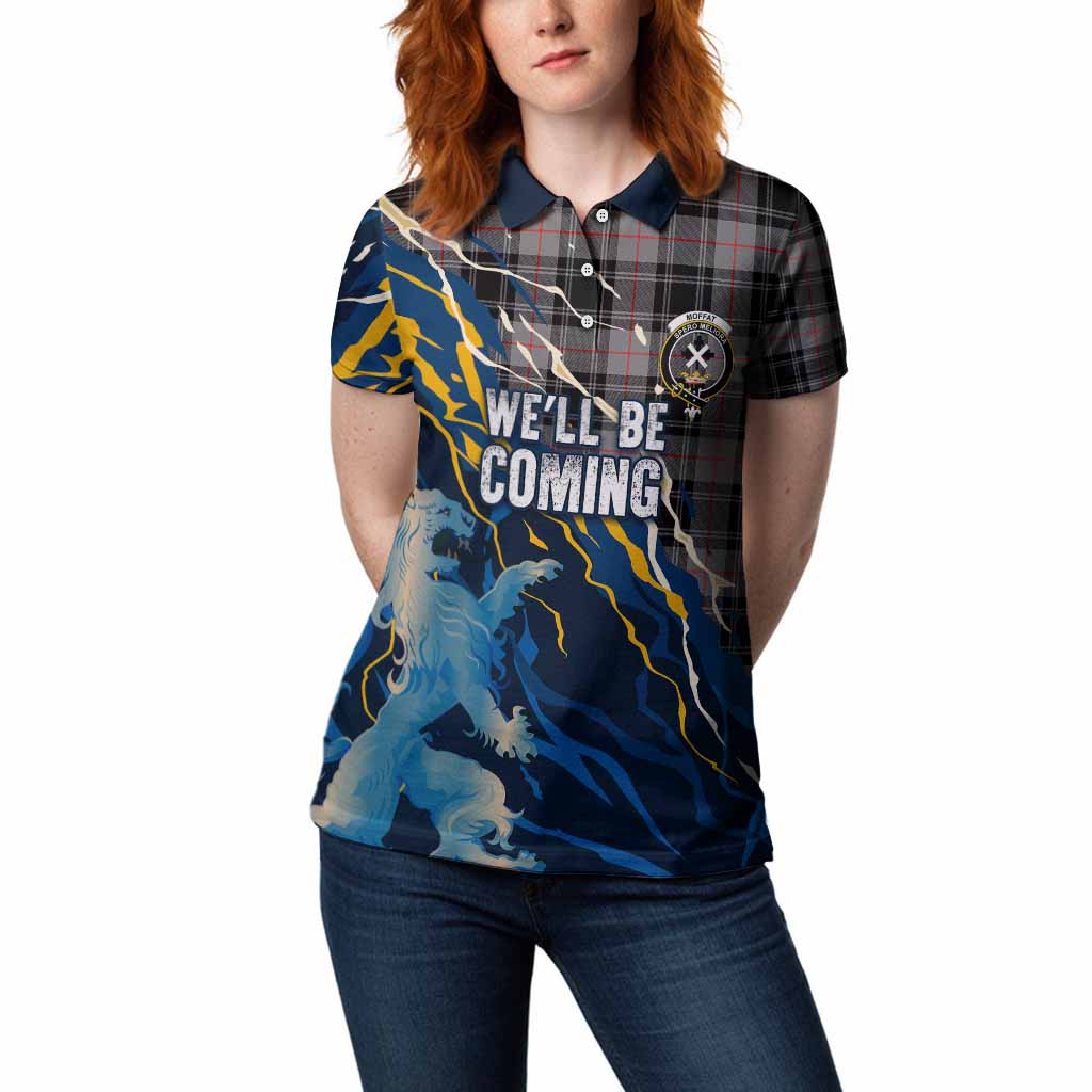 Moffat Scotland Tartan Women Polo Shirt WC2026 Football - We'll Be Coming