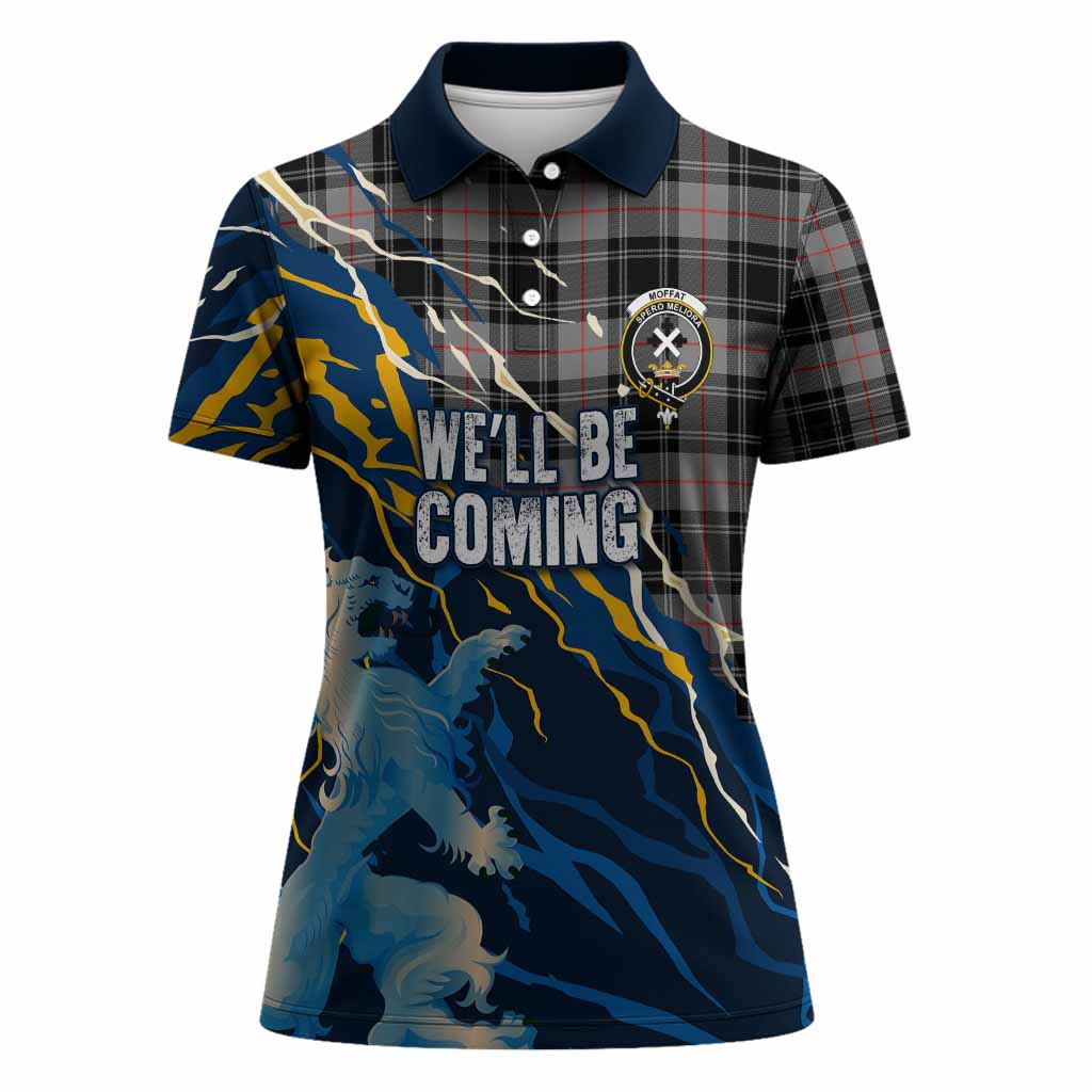 Moffat Scotland Tartan Women Polo Shirt WC2026 Football - We'll Be Coming