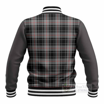 Moffat Tartan Accent Baseball Jacket with Family Crest