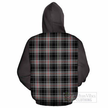 Moffat Tartan Accent Cotton Hoodie with Family Crest