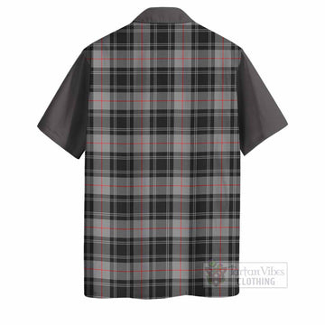 Moffat Tartan Accent Hawaiian Shirt with Family Crest